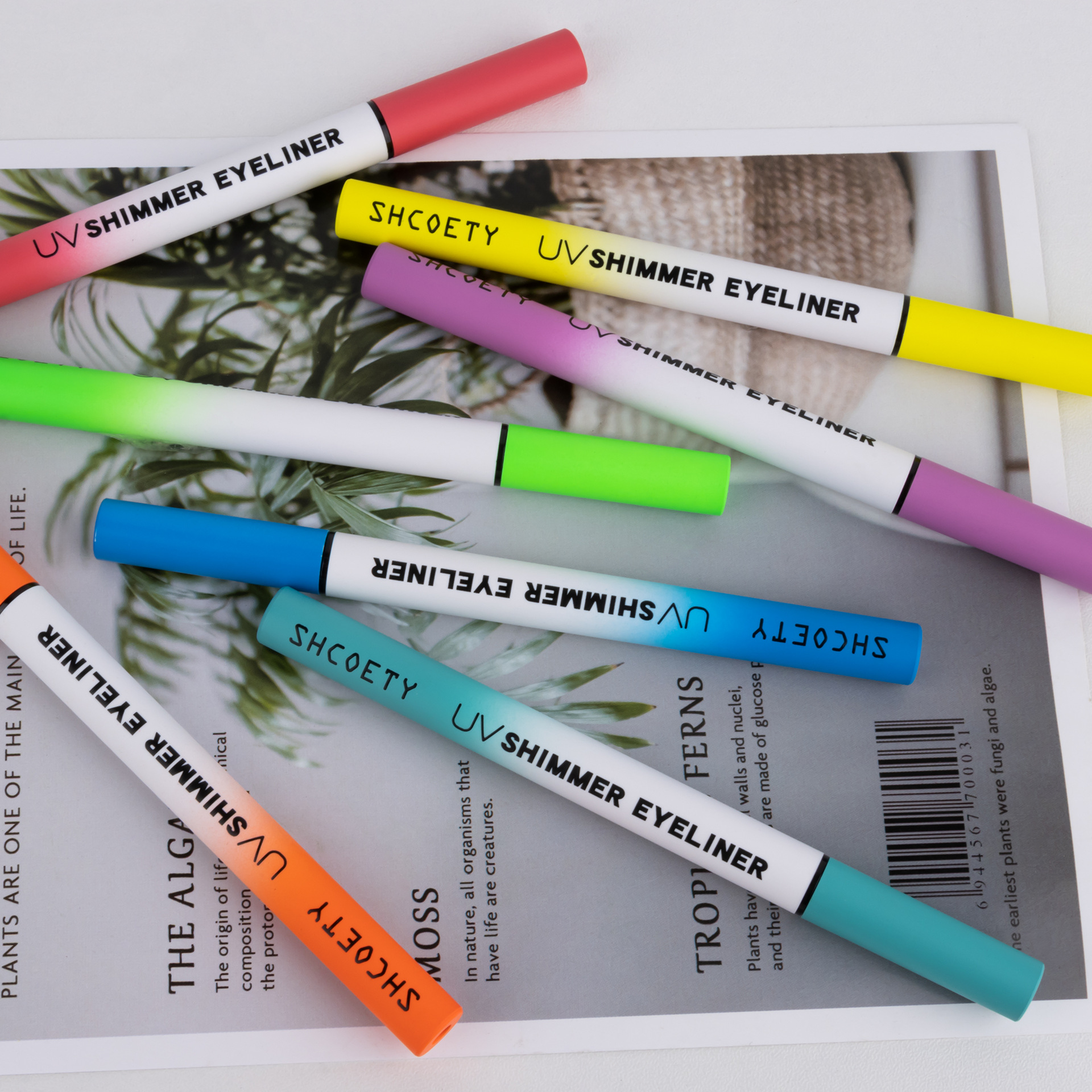 SHCOETY colored fluorescent pearlescent eyeliner Pen, fine sparkling eyeliner liquid pen, face painting, waterproof and sweat-proof undefined