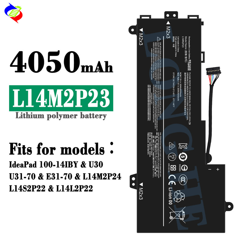 For Lenovo L14M2P23 Notebook Battery Ideapad 100-14Iby/U30/U31-70 Wholesale
