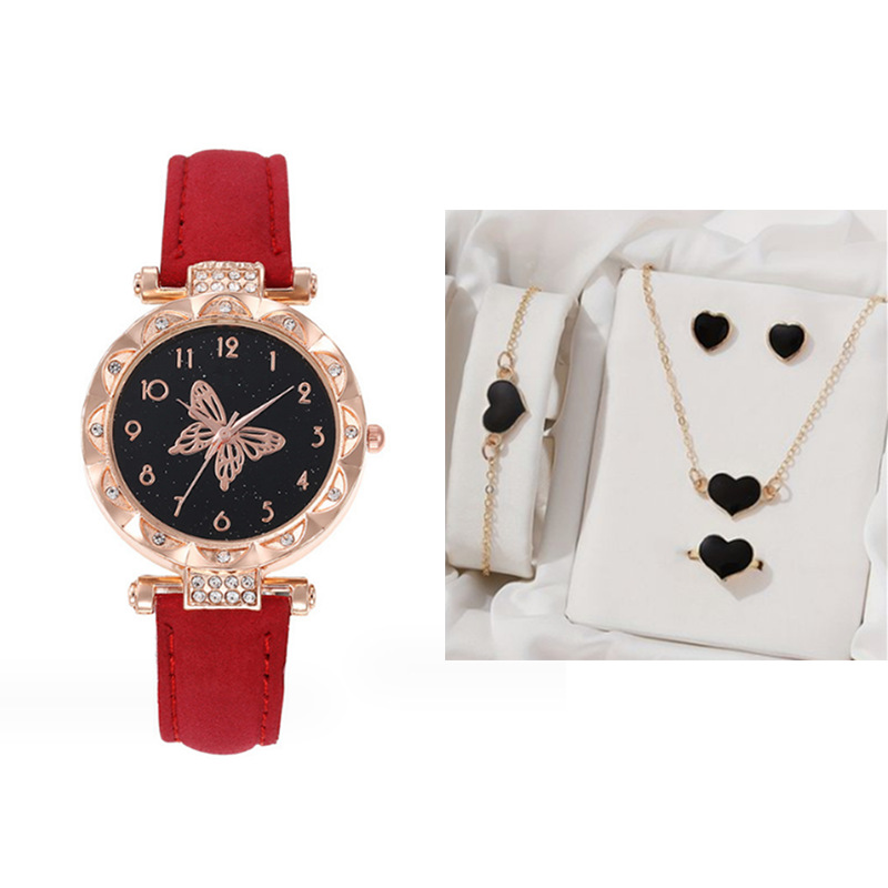 80g Weight Ordinary Glass Mirror Material Flannel bag Strap Material Watch Classification Pointer Display Type Buckle Buckle Style Round Dial Shape Daily, Street Occasion Quartz Movement Butterfly Pattern Women's Gender Casual Style Casual Butterfly Buckle Quartz Women's Watches 31