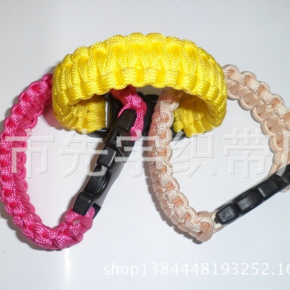 伞绳编织 户外野营伞绳手链 义乌厂家直销