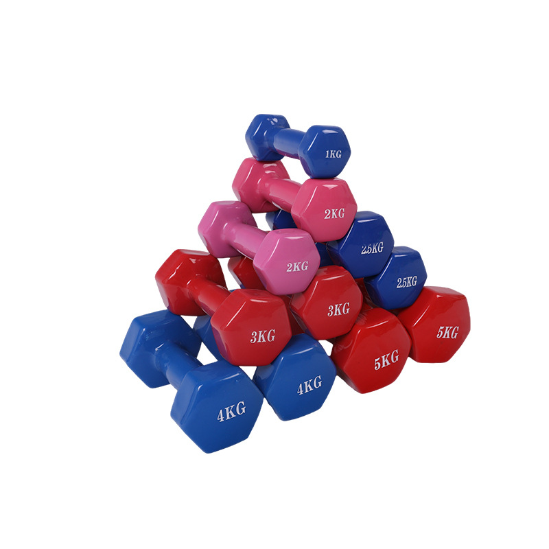 Dumbbell para mujeres equipos de ejercicios domésticos para hombres estudiantes niños inmersión de plástico para ejercicios deportivos brazo pequeño dumbbell