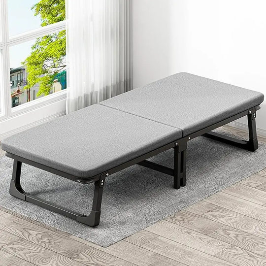 Folding Bed Lunch Break Recliner Office Nap Artifact Household Small Bed Single Bed Adult Portable Simple Accompanying Bed