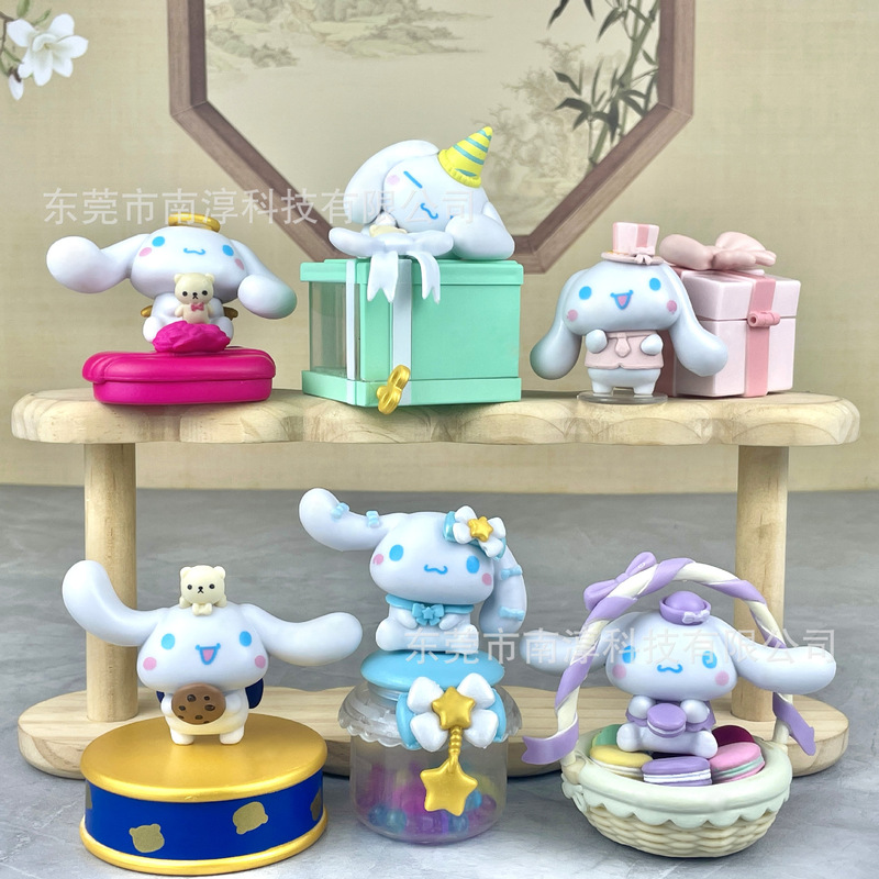 ブラインドボックスメロディーフィギュアクロミシナモンドッグパチャドッグ人形ガシャポン人形機デスクトップ装飾装飾品|undefined
