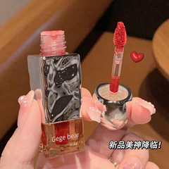 Gegebear輕柔裸霧絲絨唇釉霧面啞光持妝顯色不易沾杯彩妝口紅唇彩