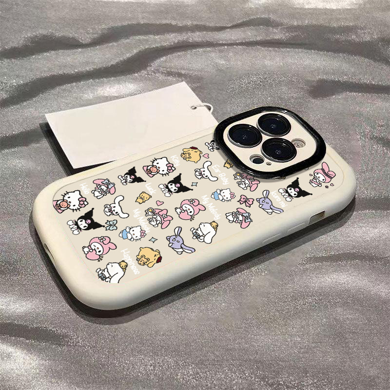 For Apple 16Pro Max Mobile Phone Case New Style iphone14 Advanced Sense 13Pro Full Screen Cute Animals 1