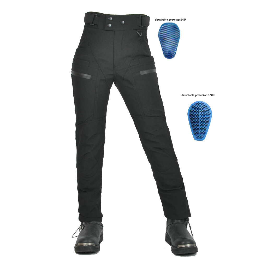 VOLERO motocicleta cuatro estaciones a prueba de caídas pantalones de ciclismo a prueba de viento de cintura alta para mujeres jinetes locomotoras pantalones a prueba de caídas protectores de silicona