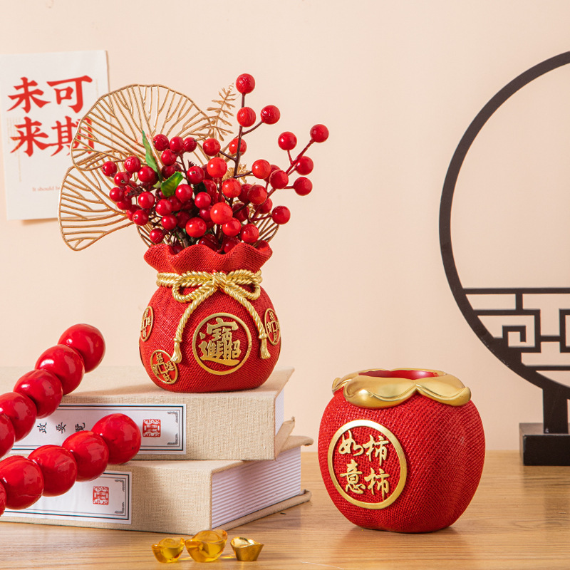 福袋の置物は開業して商売が繁盛しています。