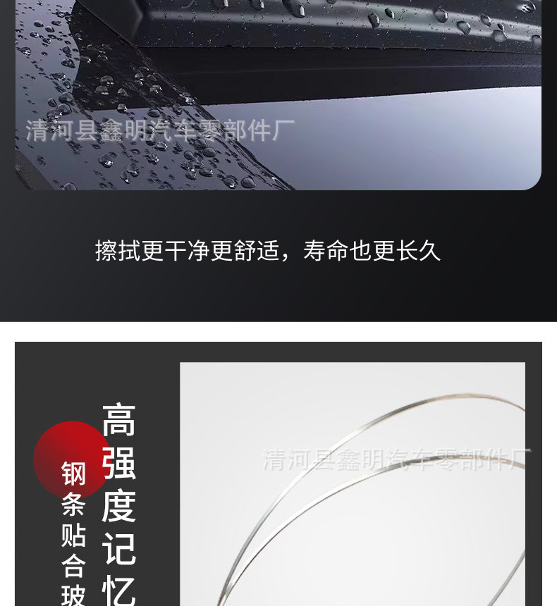 Suitable for Bmw 6 Series Wipers, 3 Series, 5 Series Original Wiper Blades, X3, X4, X5, X6, 7 Series, and Mini-Specific Models