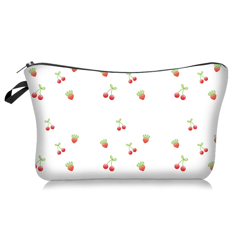Strapless Strap Type Vintage Style Classic Style Color Block Polyester Square Makeup Bags