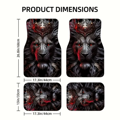 printing car car interior decoration mat – Avtomobil döşəmə paspasları - cars-2-35454868cm-two-pairs-four-pieces-in-total