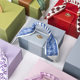 High-end Leather Portable Cosmetic Case Gift Box Wedding Accompanying Gift Wedding Return Gift Box Creative Birthday Gift Box for Best Friends