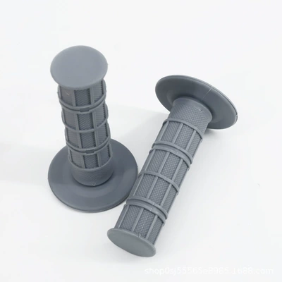 Motorcycle Modified Handlebar Rubber: Motorcycle Handle Cover - universal-22mm-24mm-gray