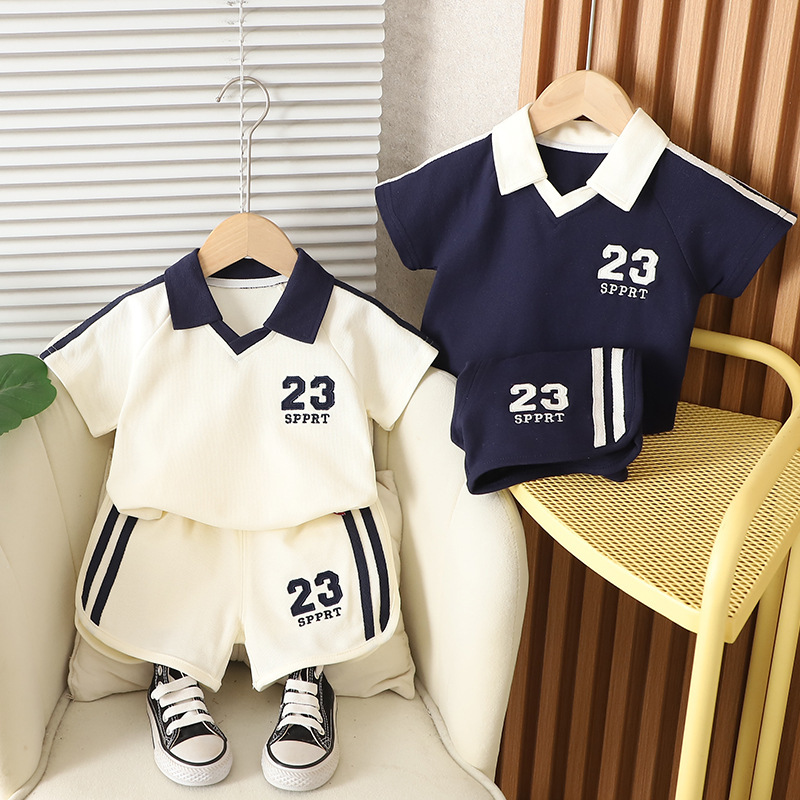 子供半袖セット夏男の子服女の子tシャツ赤ちゃん夏服服2025新しい子供服ファッション|undefined