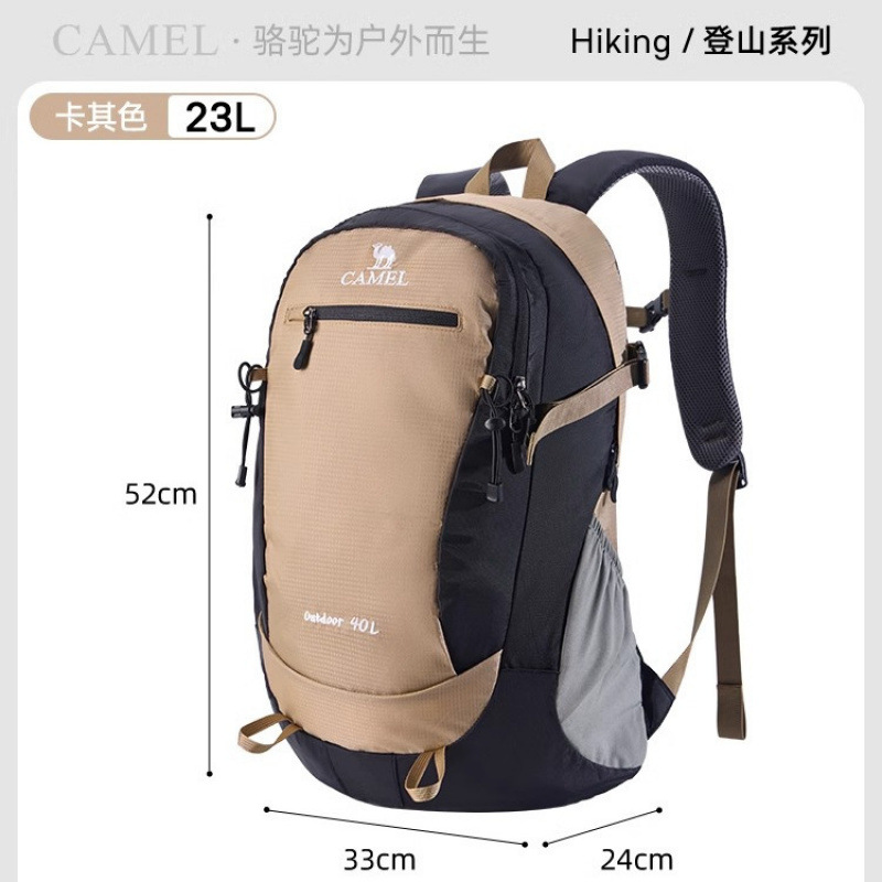 男性用アウトドアバックパック、大容量のプロのハイキング登山バッグ、女性用キャンプ防水バックパック、男性用スクールバッグ