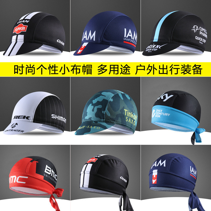 Factory Cycling Small Cloth Hat for Men and Women, Spring and Summer Mountain Bike Hip-Hop Bicycle Pirate Headscarf Hat, Breathable Headscarf