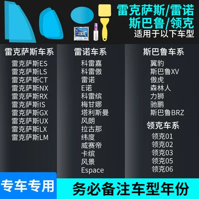 Rearview mirror rainproof sticker: for Rainy Days - lexusrenaultsubarulynk-co-full-coverage-complete-5-piece-set-please-specify-vehicle-model-year