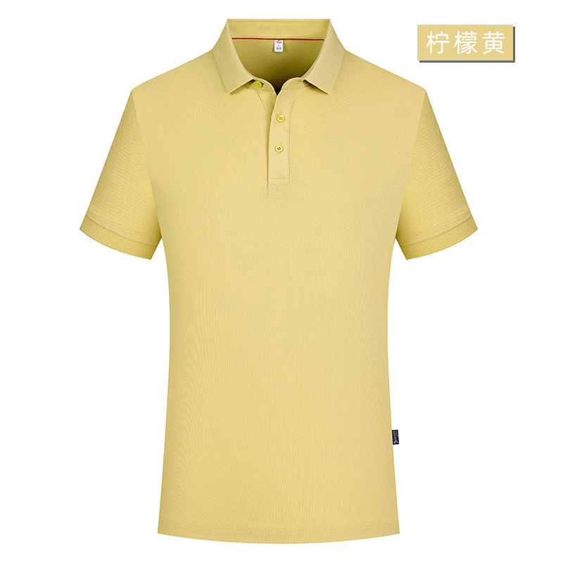 Xinjiang algodón de fibra de Sorona 5A antibacterial de gama alta de polo de gama alta personalizado impreso LOGO ropa de trabajo personalizado