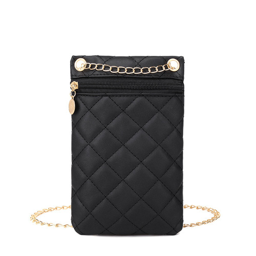 Trendy Fashion  New Phone Bag Simple Commute Crossbody Bag Chain Herringbone Bag for Women Lightweight Luxury