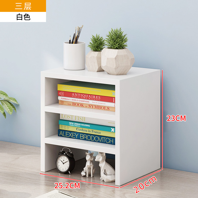 3단 캐비닛 화이트