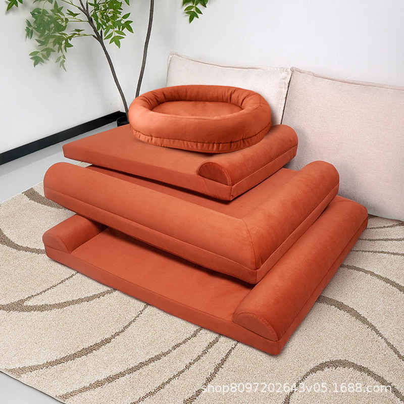 Cross-Border Direct Sales Pet Mat, Easy to Disassemble and Wash, Large Dog Mattress, Cat Sleeping Mat, Waterproof Pet Sponge Mat, Customizable Cross-Border Direct Sales Pet Mat, Easy to Disassemble and Wash, Large Dog Mattress, Cat Sleeping Mat, Waterproof Pet Sponge Mat, Customizable