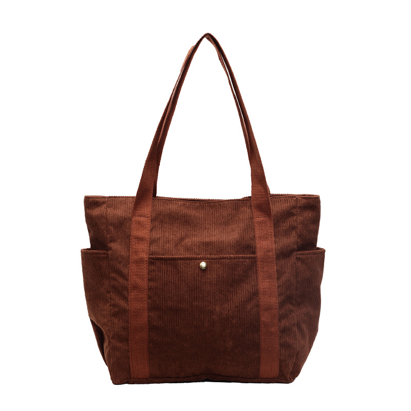 Bolso de invierno para mujeres 2024, nuevo estilo casual, simple y de gran capacidad, bolso de hombro de viaje de moda, bolso de lana