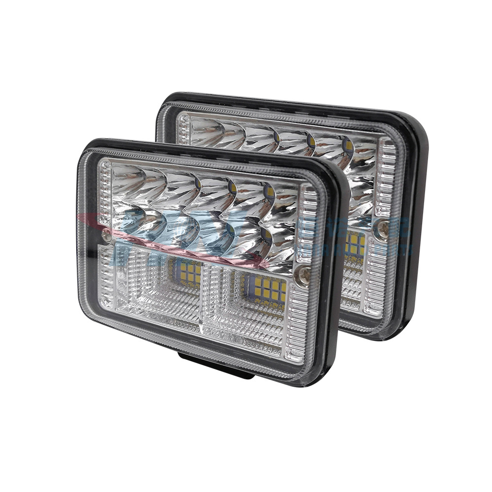 Luz del trabajo del coche LED, luz de destello cuadrada luz auxiliar luz modificada luz de trabajo fuera de carretera