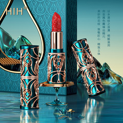 HIH Feng Yu Yue Zhuang carved lipstick matte velvet long-lasting not easy to fade Chinese style makeup wholesale