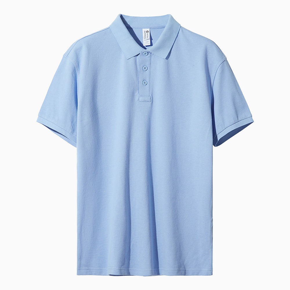 Polo cuidadosamente seleccionado, ropa de trabajo personalizada, camiseta de solapa de manga corta, logotipo impreso bordado, ropa de trabajo publicitaria, camisa cultural de verano