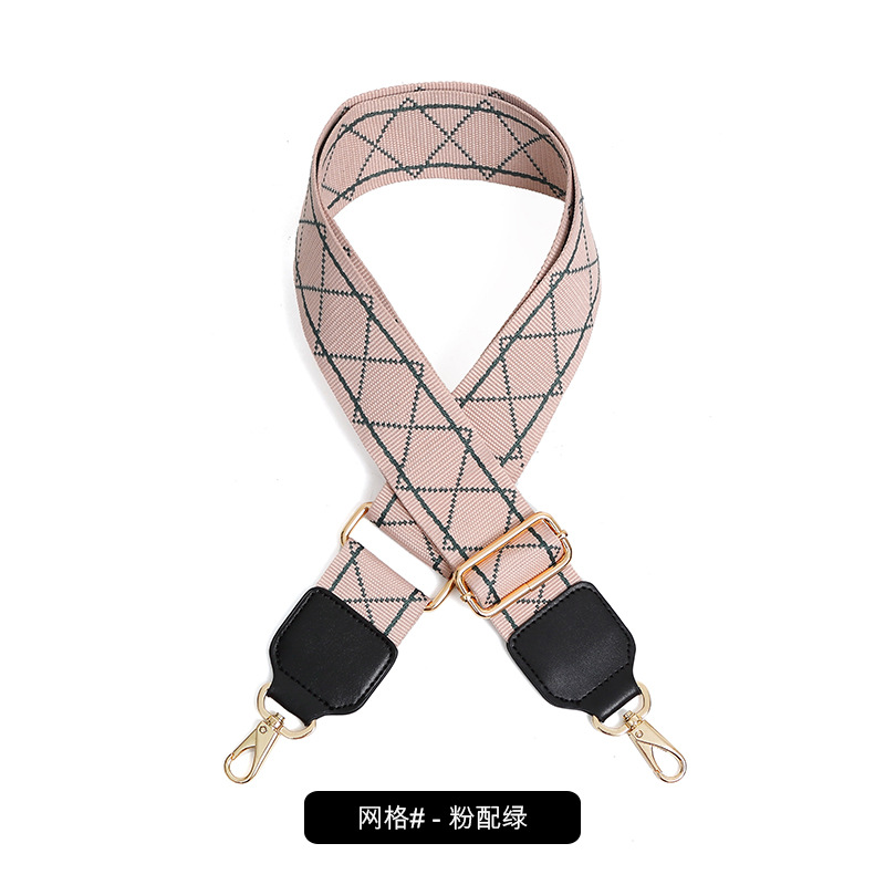 녹색이 가미된 그리드 핑크