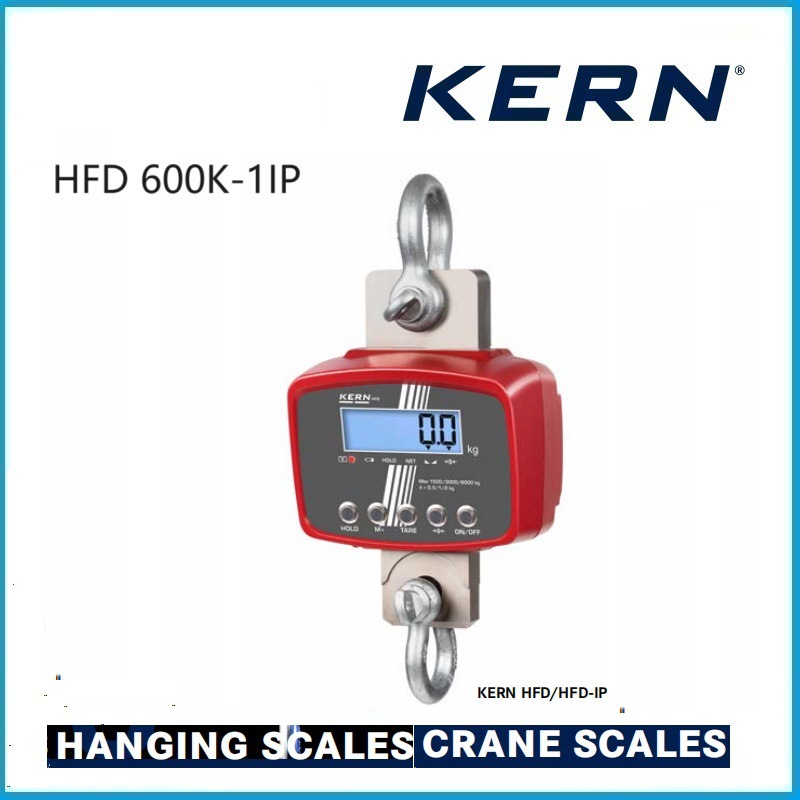 150/300/600kg 坚固 高分辨率的起重机 HFD 600K-1IP KERN品牌