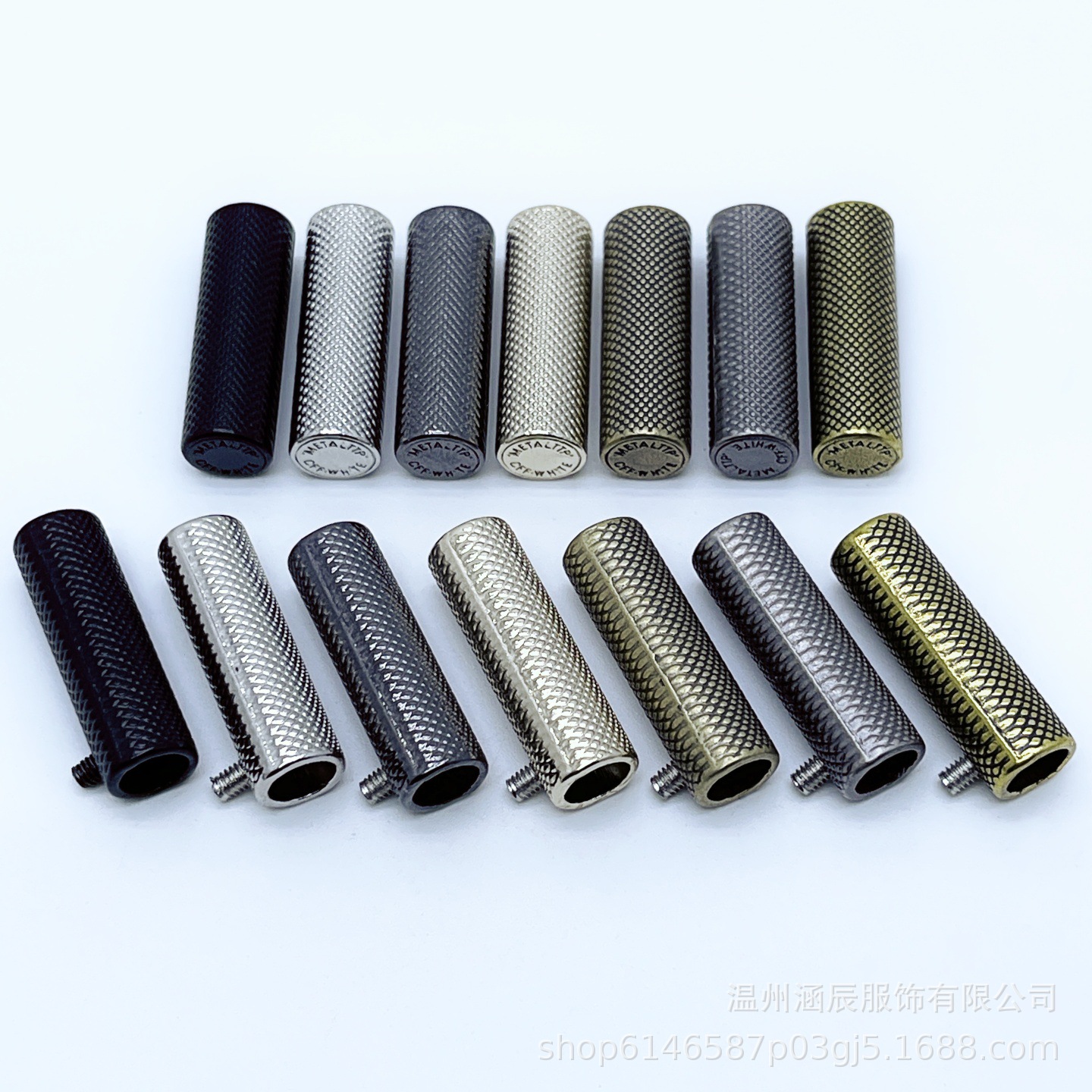 Metal screw rope head diy hat rope hemp rope trousers with rope accessories metal pendant pendant pendant bell rope tail clip