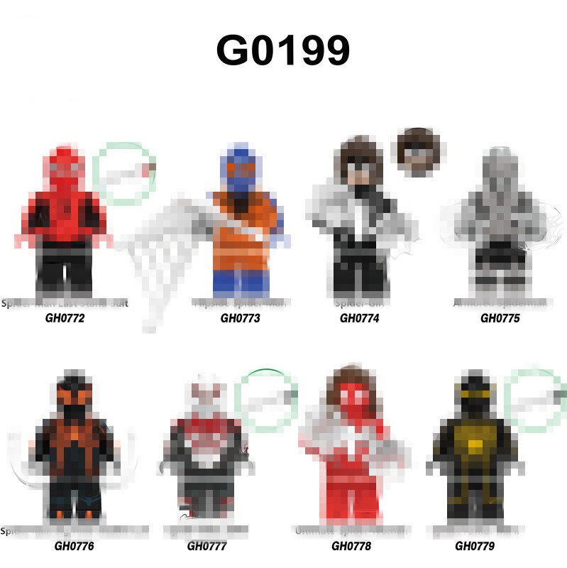 Foreign Trade Goods G0199 Tv and Movie Hero Series Educational Assembly Building Block Toys in Bags