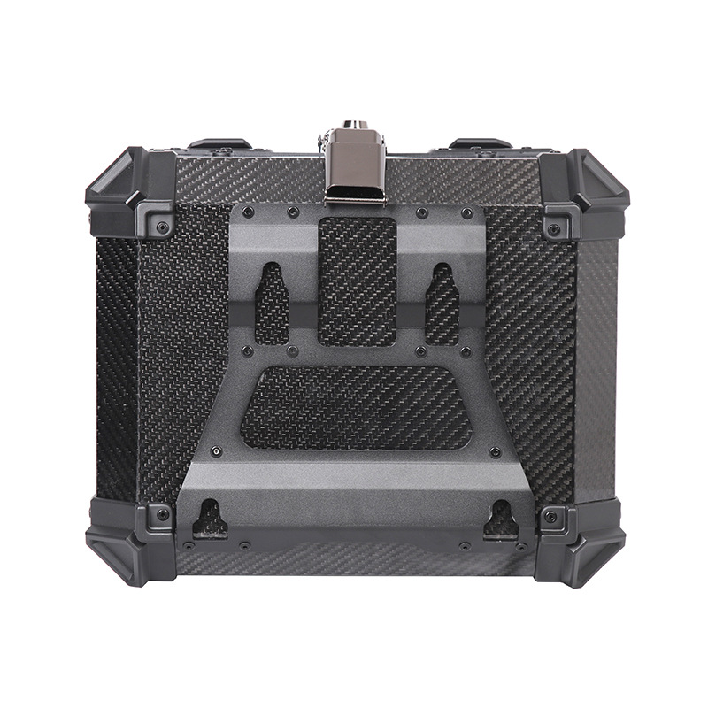 Aerospace grade 12K carbon fiber tail box aluminum alloy large capacity motorcycle tail box scooter electric car trunk