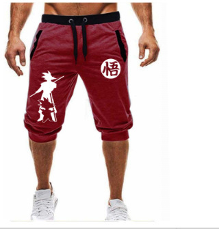 Pantalones recortados de verano para hombres más el tamaño elástico pantalones deportivos casuales sueltos pantalones cortos deportivos atados al tobillo pantalones cortos recortados para hombres moda