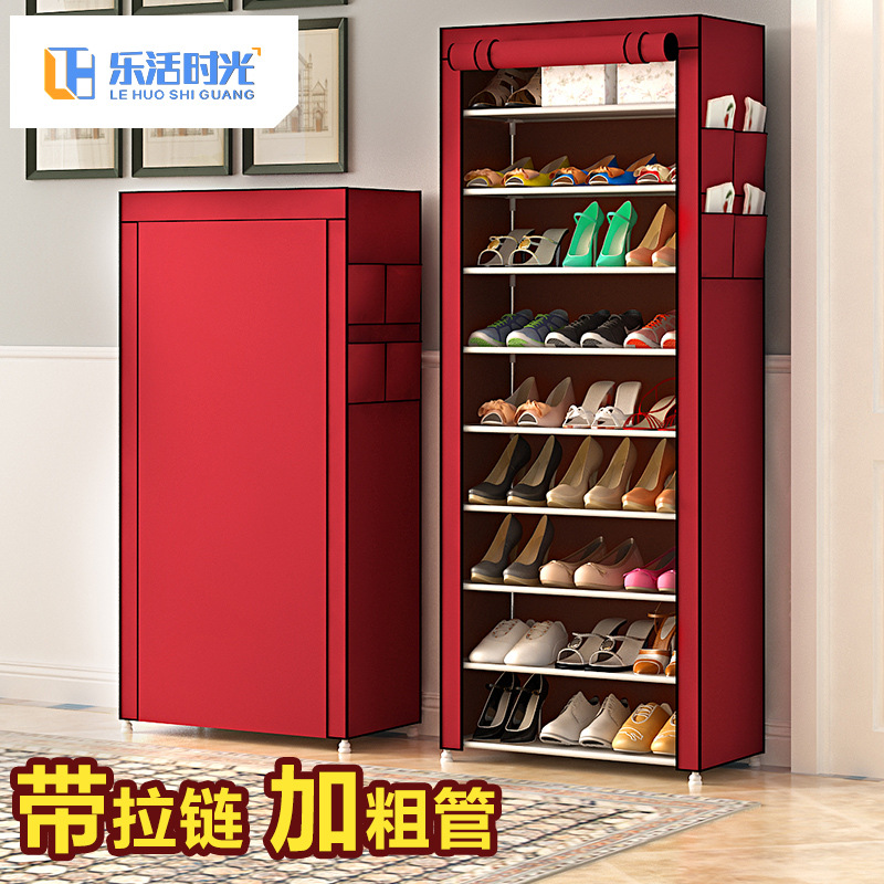 Lohas time thickening non-woven dust multi-layer shoe cabinet creative i combination cabinet storage shoe rack special offer