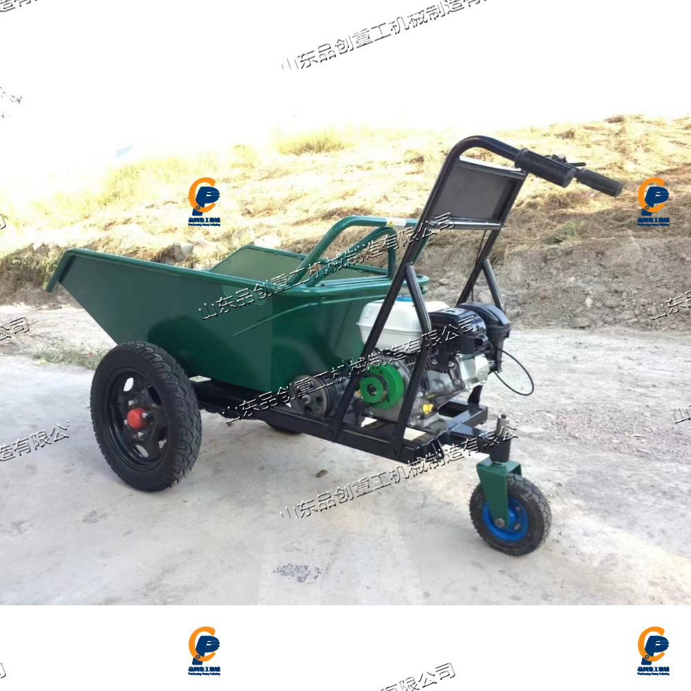 汽油式农用物件小土牛 建筑工程混凝土搬运车 园林农用装土货运车
