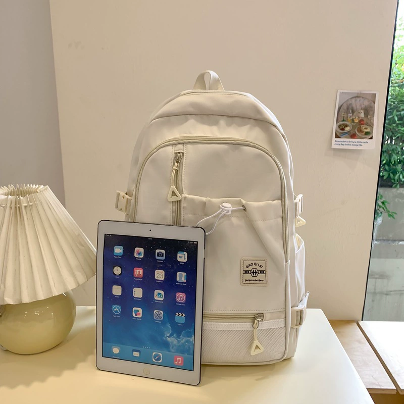 Universal Nylon Capacious Backpack in Multiple Colors, Korean Style, Durable and Stylish