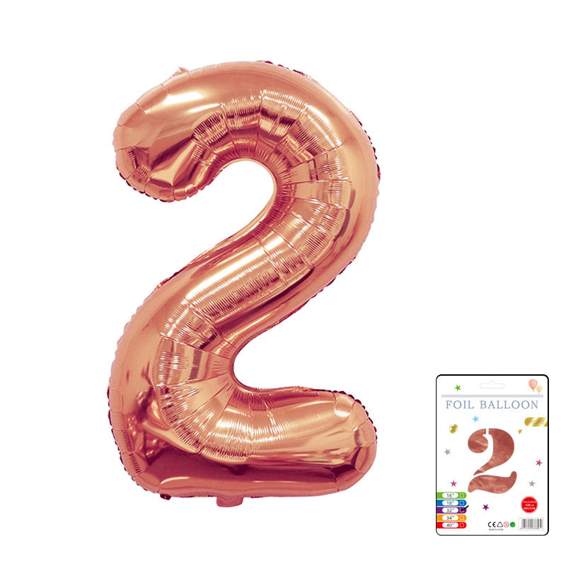 Globo digital de 32 pulgadas, embalaje de tarjeta de papel independiente, versión estadounidense, película de aluminio delgada, embalaje fino, papel de aluminio, globo de cumpleaños