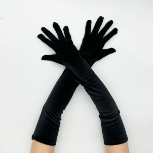 Summer Factory Direct Sales Long Sun Protection Velvet Gloves Bridal Wedding Dress Wedding Accessories Dinner Accessories Decoration
