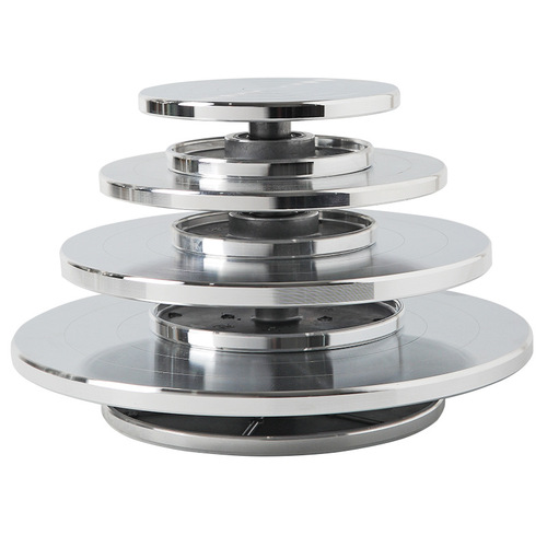 Ceramics turntable aluminum alloy turntable tools ceramic factory handmade clay sculpture tools decorating painting manual turntable