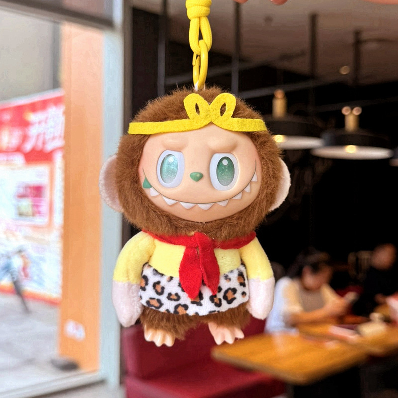 新しいクリエイティブビニールウサギマカロンぬいぐるみ人形ペンダントかわいい漫画クリエイティブキーホルダー|undefined