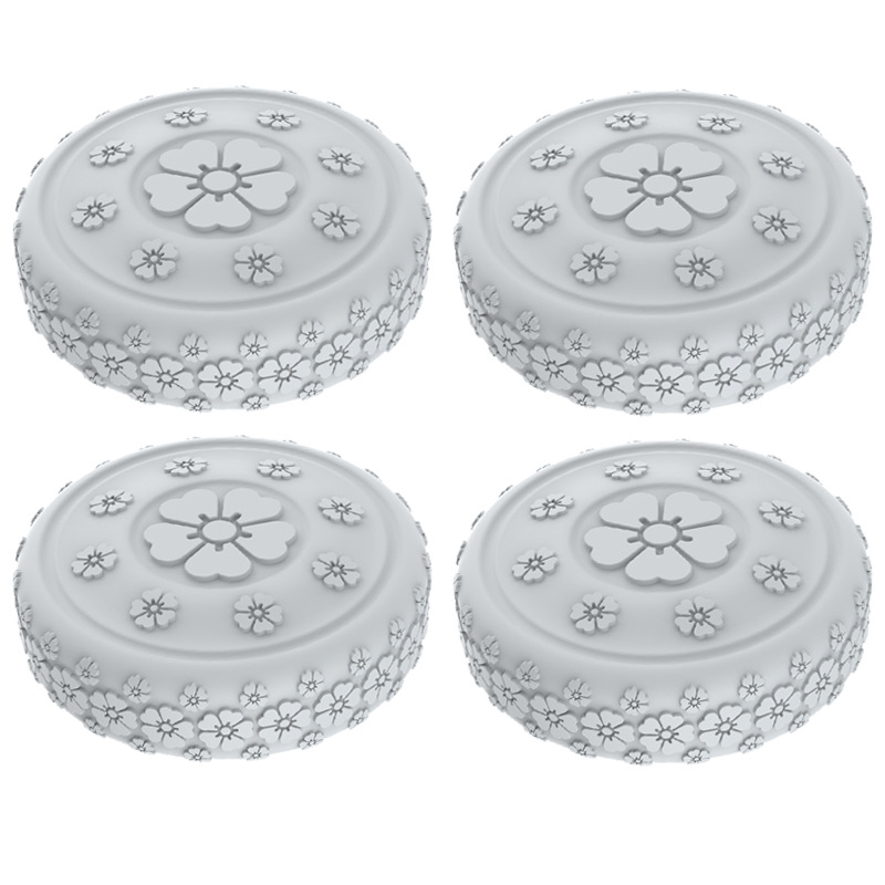 Caster shoesスーツケースホイールシリコン保護カバー耐摩耗性全包スーツケースホイールシリコン保護カバー