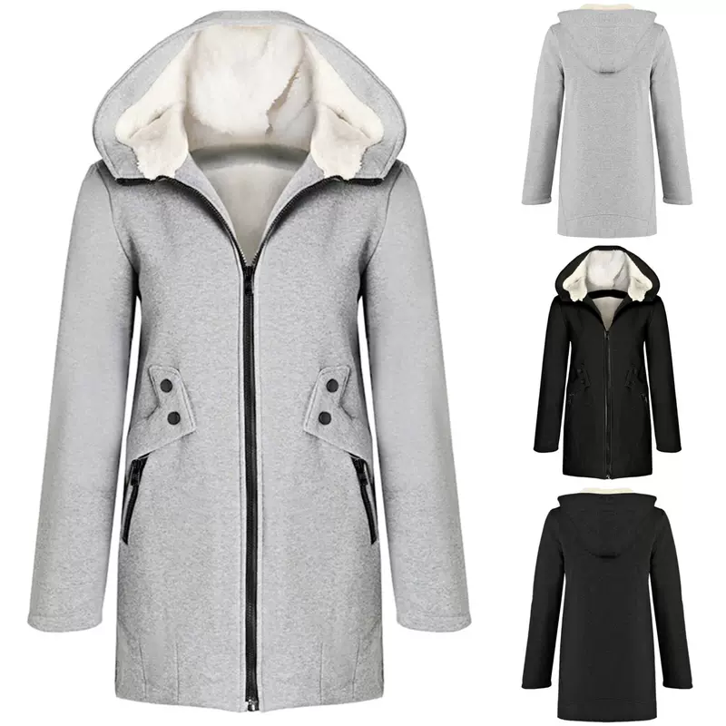 Демисезонная цветная fleece куртка с капюшоном, кардиган европейский стиль, плюс размер
