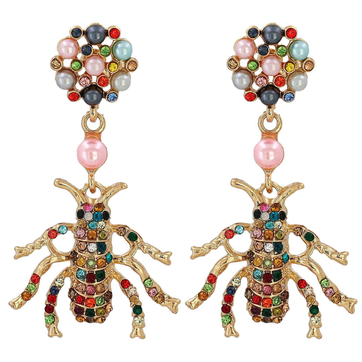 Pendientes De Abeja De Diamantes De Moda display picture 9