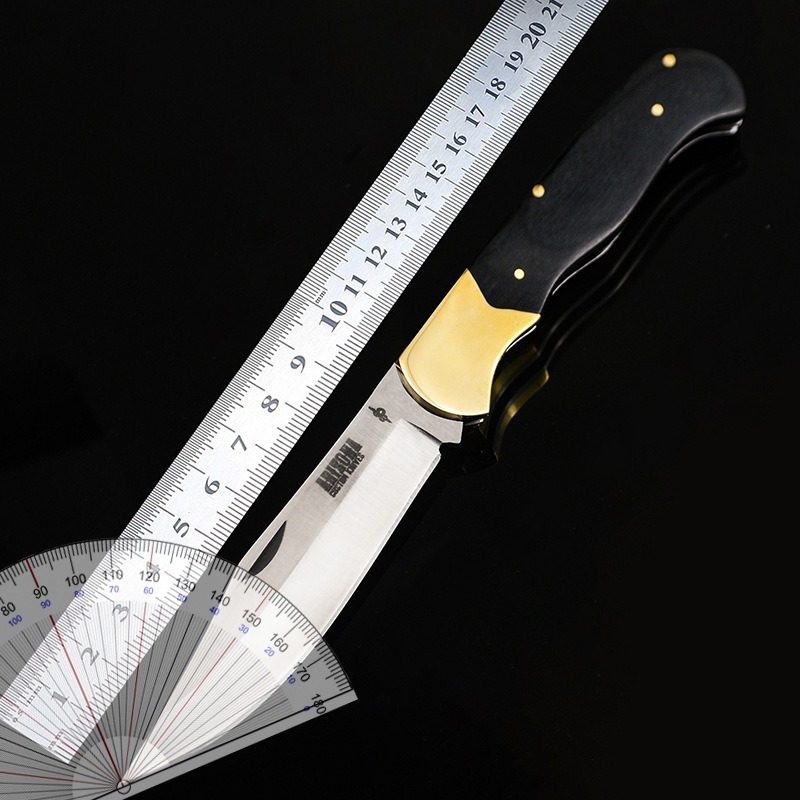 专供入仓无锁折叠刀水果刀户外野外生存露营随身便携经典铜头小刀