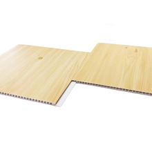 PVC扣板定制天花板SPC护墙碳晶板防撞木饰面格栅地板