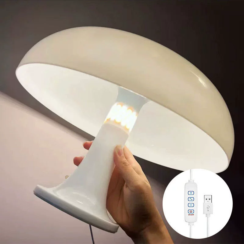 Table Lamp Creative Lantern Night Light, USB or Rechargeable, Touch/Button, 25–28 cm, 3-Color Dimmable