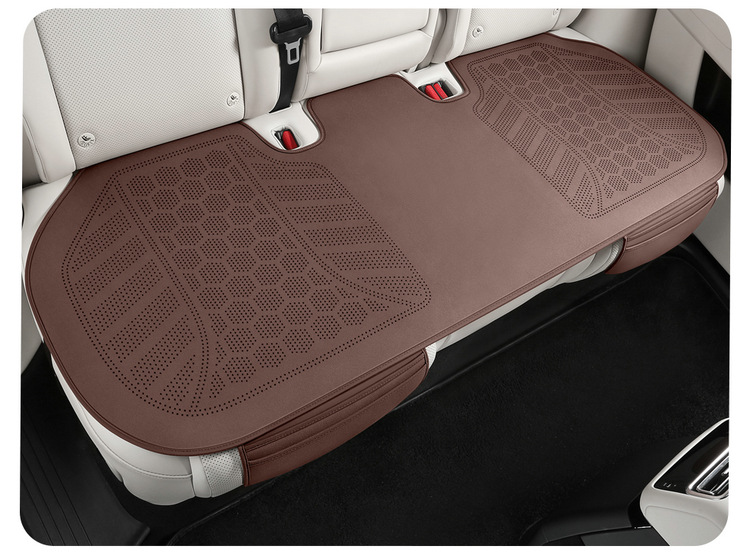 2025 New Purple Wind Chime Suede Car Seat Cushion Four-Season Multi-Piece Set of Three Small Pieces
