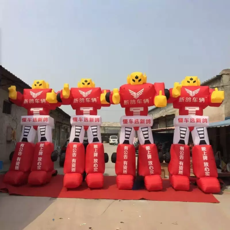 机器人充气模型大黄蜂变形金刚造型卡通促销广告