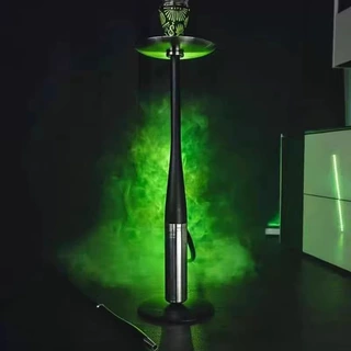 俄罗斯不锈钢水烟壶套装 72 厘米联体水烟棒球水烟壶hookah
